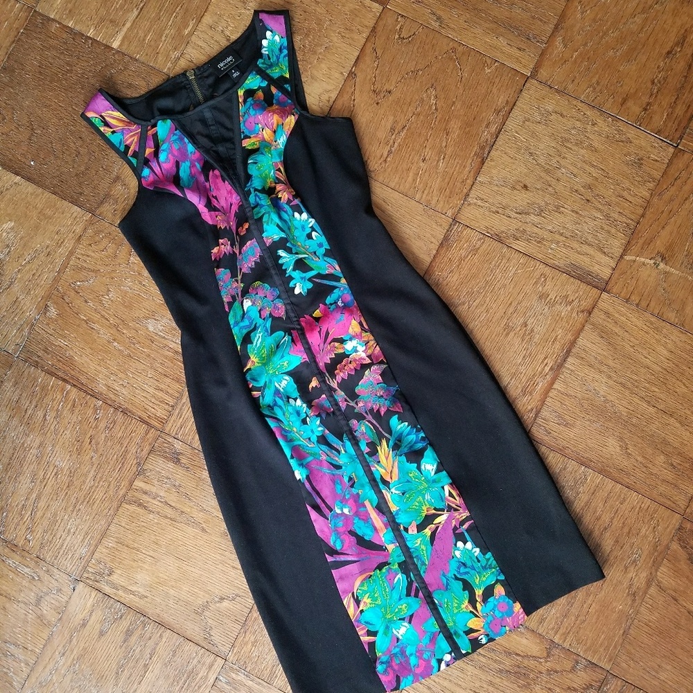 Nicole Miller | Floral bodycon dress - size 4